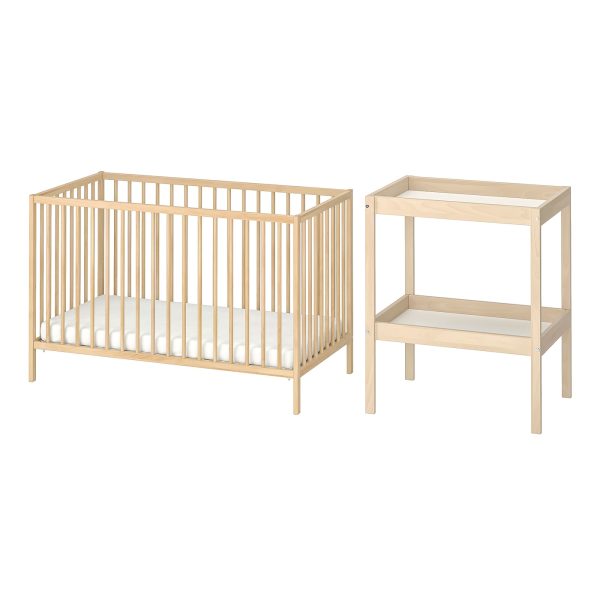 2-Piece Baby Furniture Set, Beech  |  Nursery Furniture Baby Products Nursery Furniture