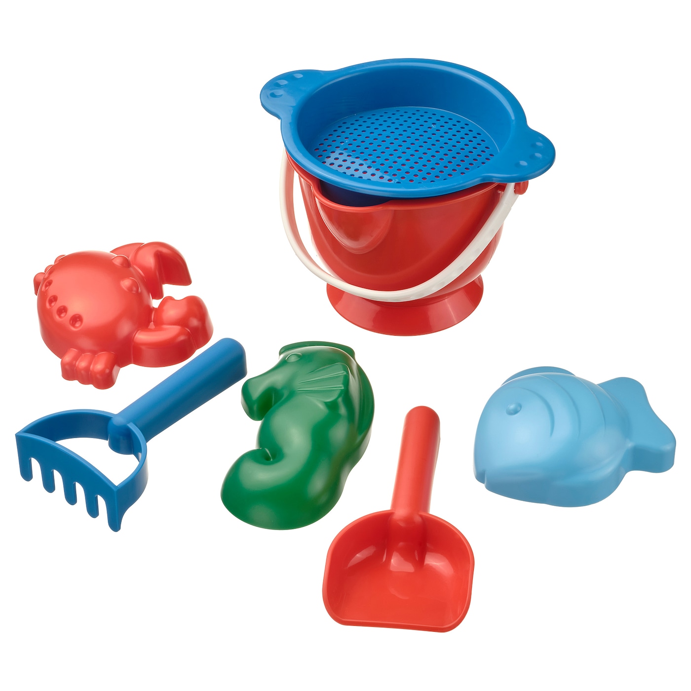 7-Piece Sand Play Set, Multicolour  |  Physical Play Physical Play Physical Play