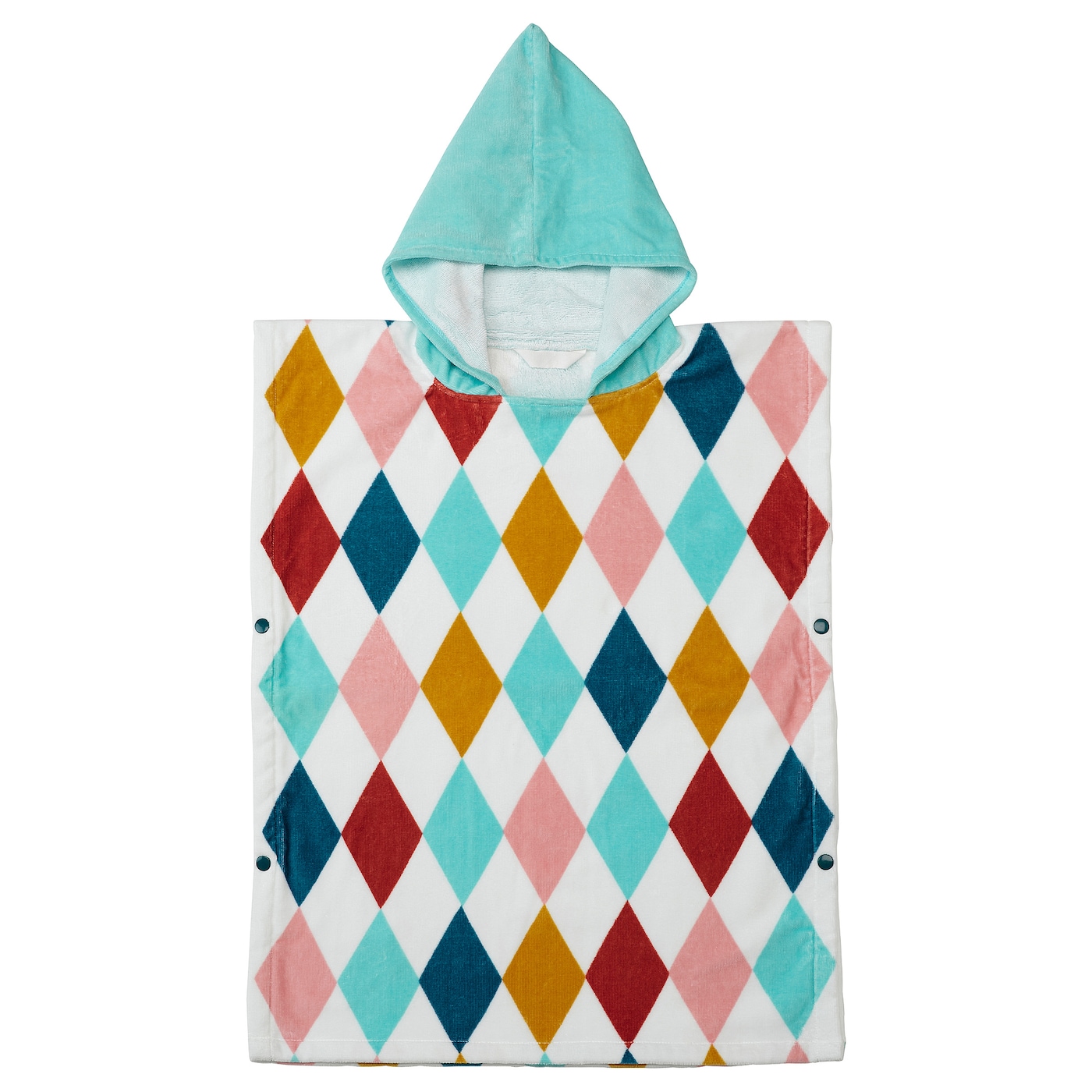 Bath Poncho With Hood, Harlequin Pattern/Multicolour  |  Baby Changing Tables, Baths & Potties Baby Changing Tables, Baths & Potties Baby Changing Tables, Baths & Potties