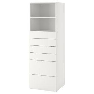 Bookcase, White White/With 6 Drawers  |  Children’s Storage & Organisation Baby Products Children's Storage & Organisation