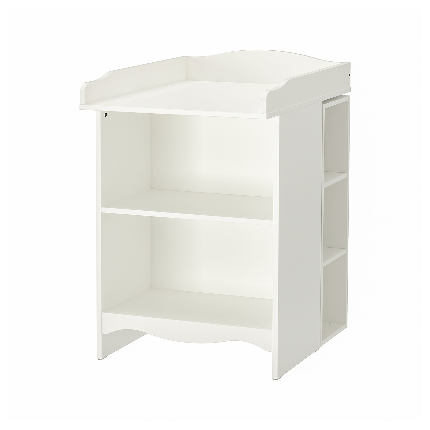 Changing Tbl/Bookshelf W 1 Shlf Ut, White  |  Nursery Furniture Baby Products Nursery Furniture