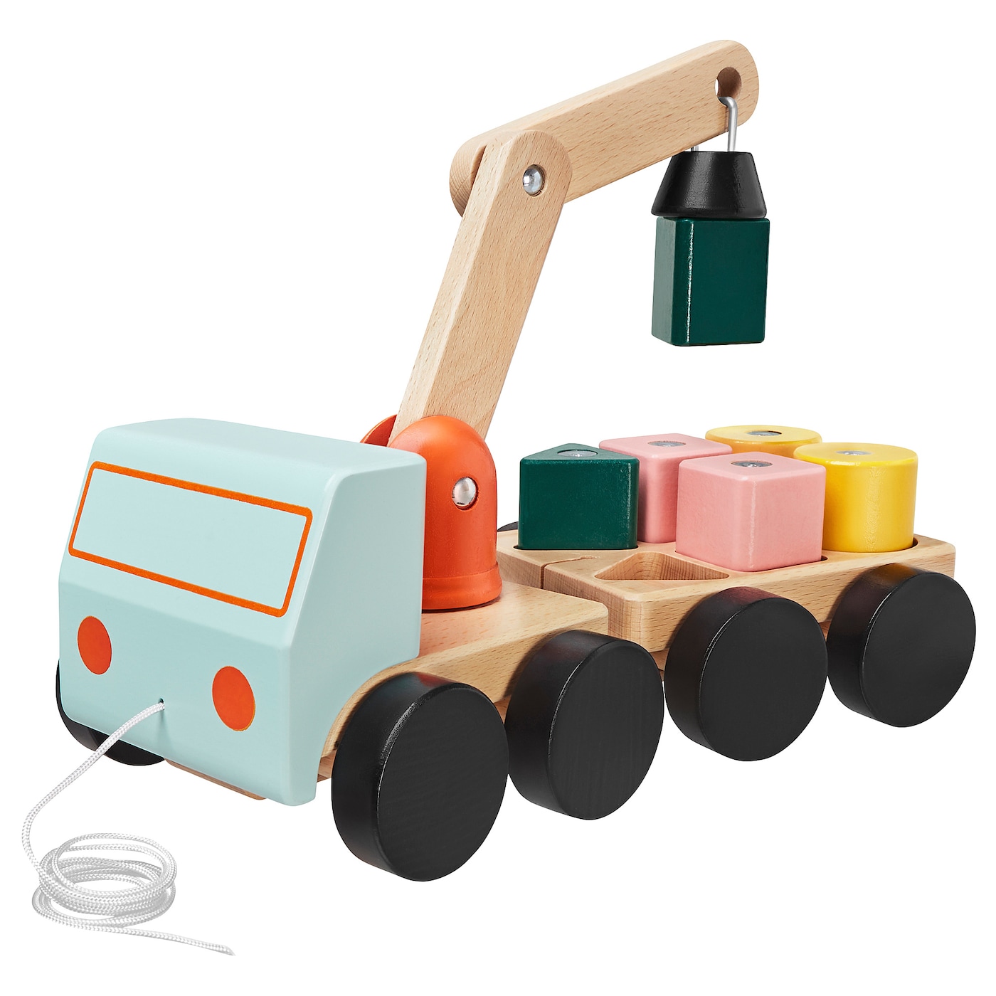 Crane With Blocks, Multicolour/Beech  |  Physical Play Physical Play Physical Play