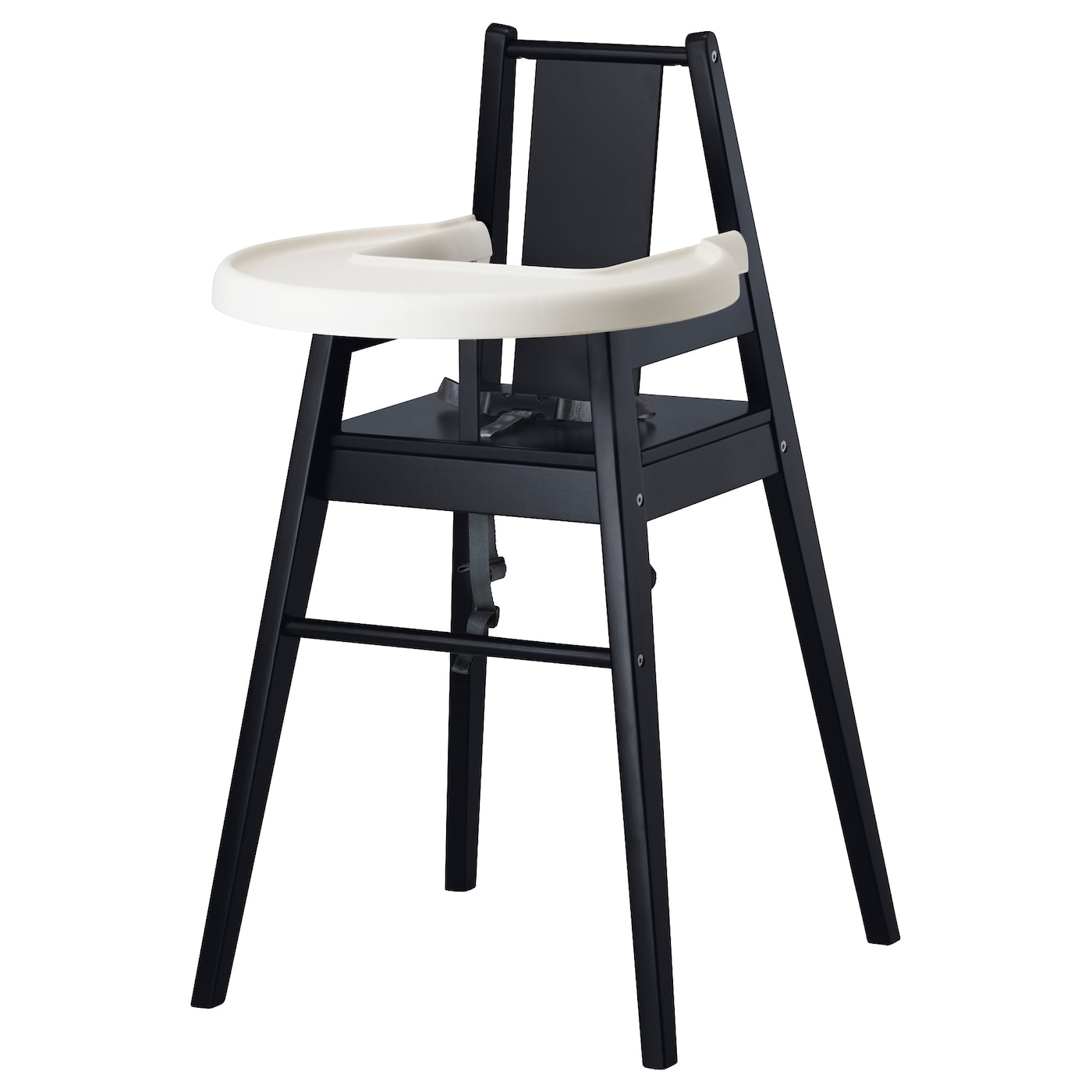 Highchair With Tray, Black  |  Nursery Furniture Baby Products Nursery Furniture