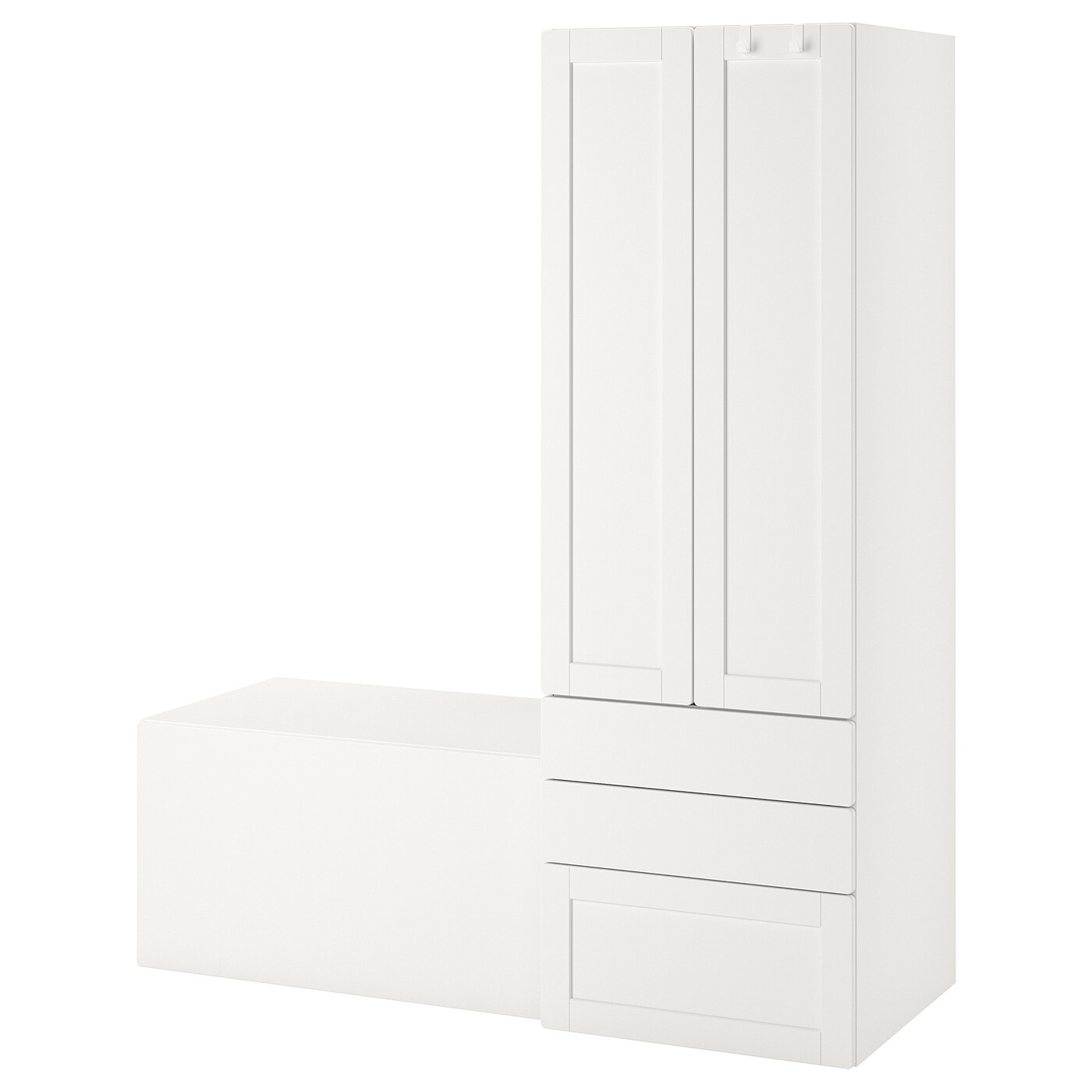 Storage Combination, White With Frame/With Bench  |  Children’s Storage & Organisation Baby Products Children's Storage & Organisation