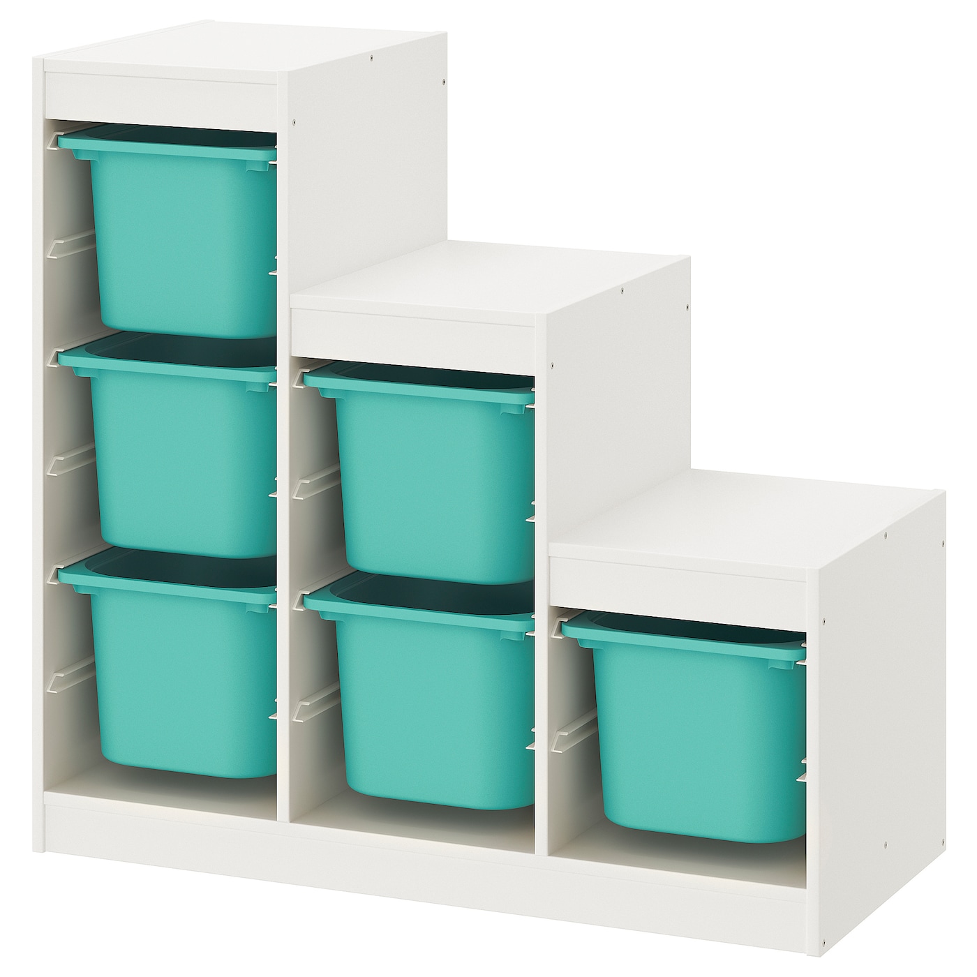 Storage Combination, White/Turquoise  |  Toy Storage Toy Storage Toy Storage