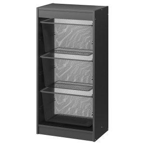 Storage Combination With Boxes, Grey/Dark Grey  |  Toy Storage Toy Storage Toy Storage