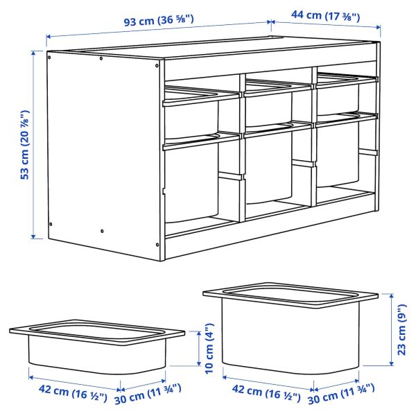 Storage Combination With Boxes  |  Toy Storage Toy Storage Toy Storage