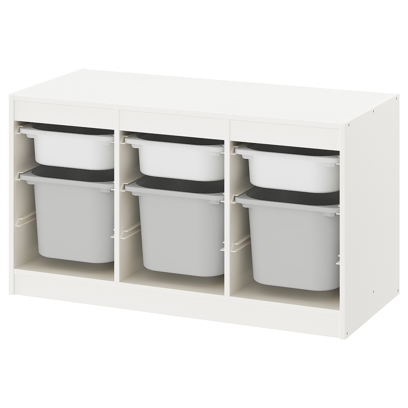 Storage Combination With Boxes, White/Grey  |  Toy Storage Toy Storage Toy Storage