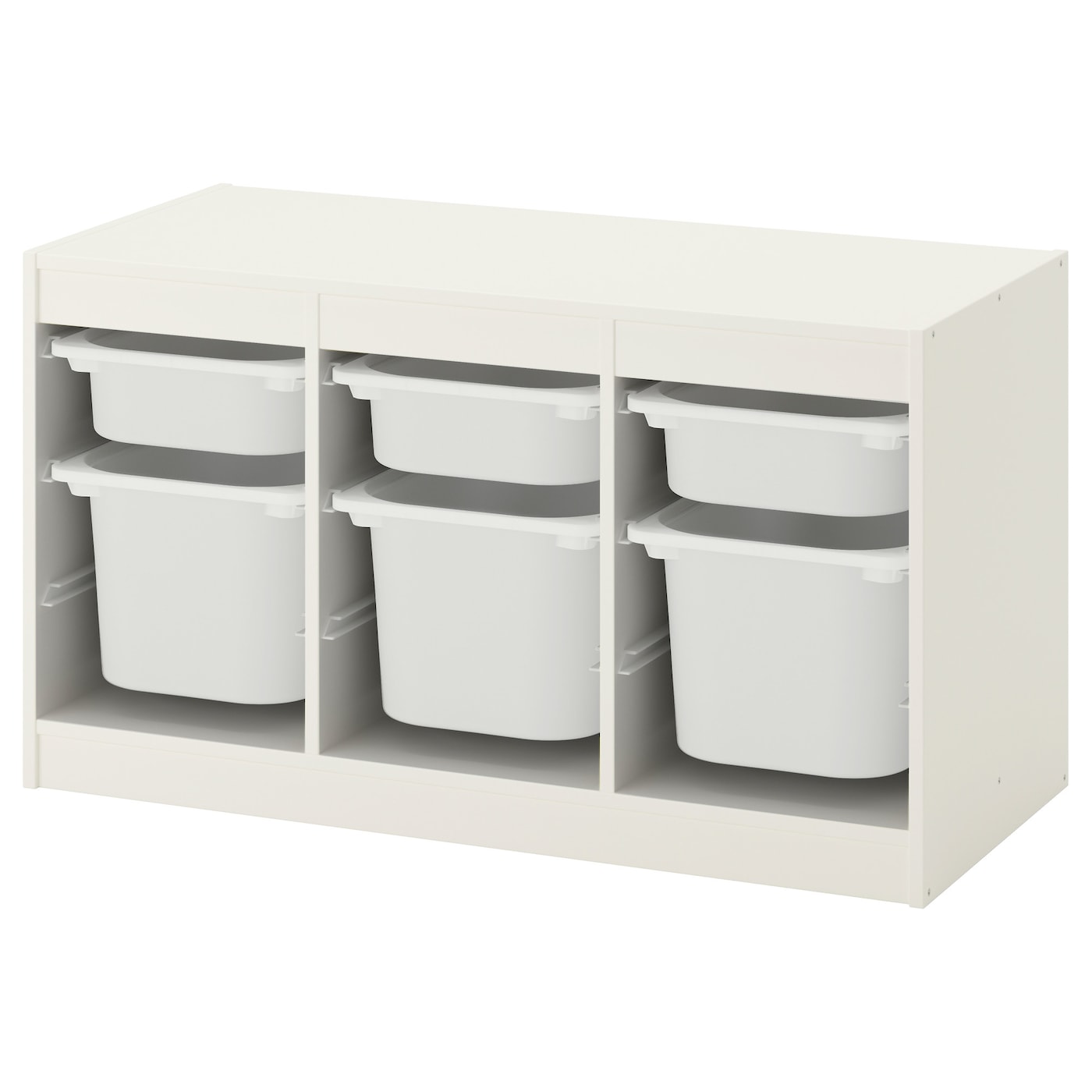 Storage Combination With Boxes, White/White  |  Toy Storage Toy Storage Toy Storage