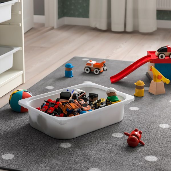 Storage Combination With Box/Trays, White Grey/White  |  Toy Storage Toy Storage Toy Storage