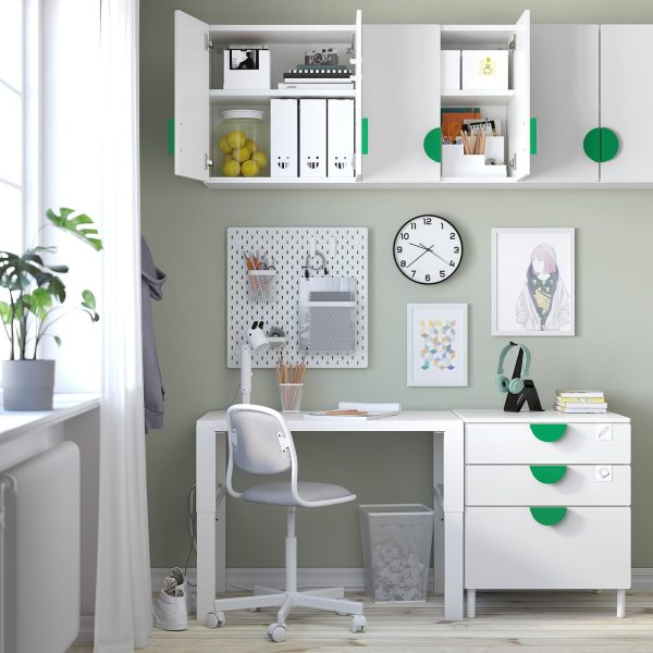 Wall Cabinet, White White/With 1 Shelf  |  Children’s Storage & Organisation Baby Products Children's Storage & Organisation