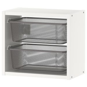 Wall Storage, White/Dark Grey  |  Toy Storage Toy Storage Toy Storage