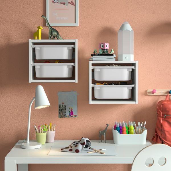 Wall Storage, White/White  |  Toy Storage Toy Storage Toy Storage