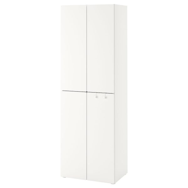 Wardrobe, White White/With 2 Clothes Rails  |  Children’s Storage & Organisation Baby Products Children's Storage & Organisation