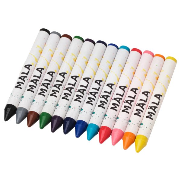 Wax Crayon, Mixed Colours  |  Kids Arts & Crafts Kids Arts & Crafts Kids Arts & Crafts