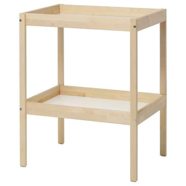 Changing Table, Beech/White  |  Nursery Furniture Baby Products Nursery Furniture