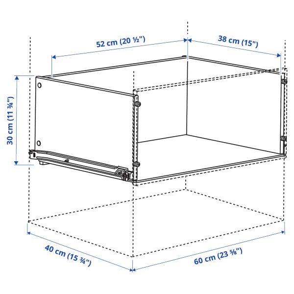 Drawer Without Front, White  |  Children’s Storage & Organisation Baby Products Children's Storage & Organisation