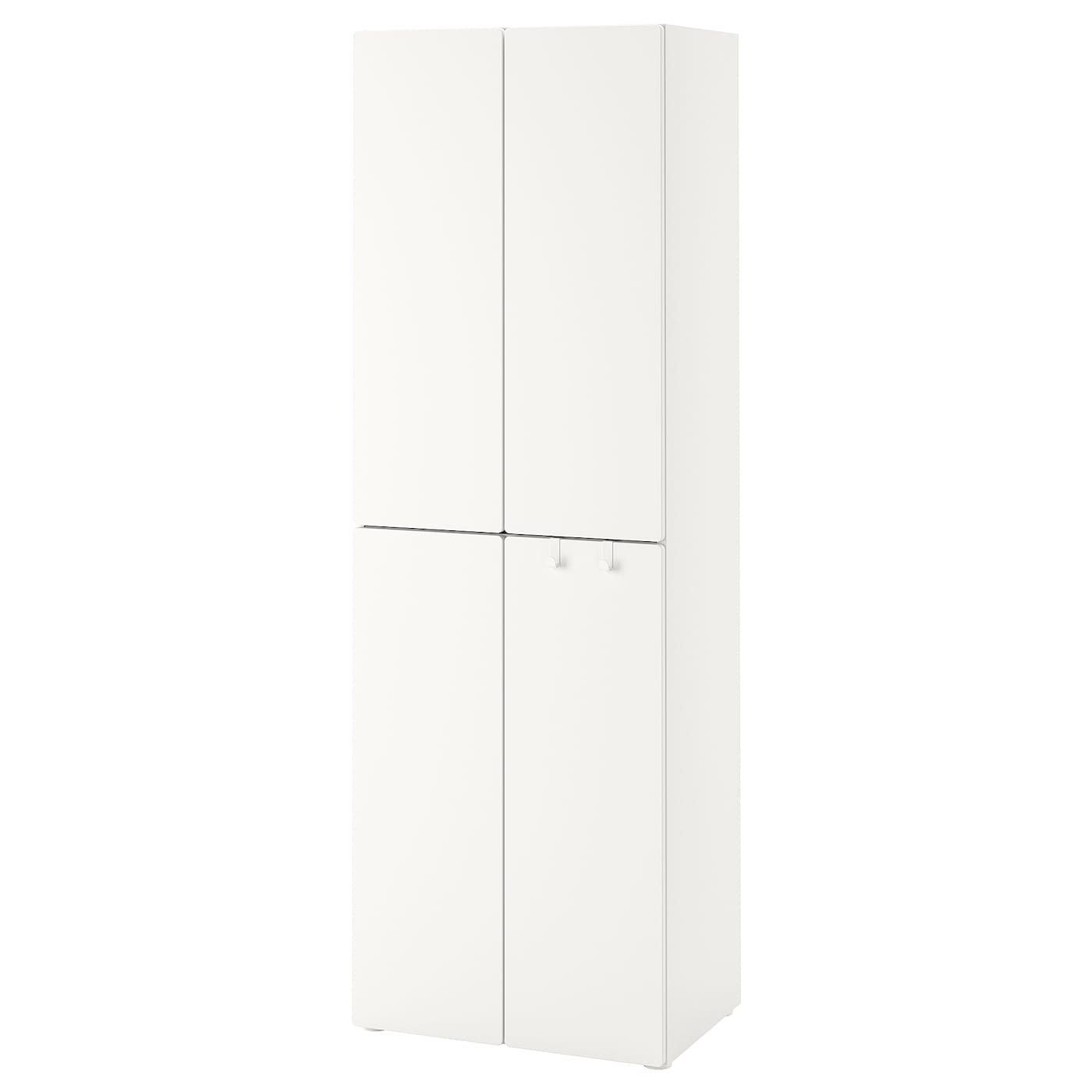 Wardrobe, White White/With 2 Clothes Rails  |  Children’s Storage & Organisation Baby Products Children's Storage & Organisation