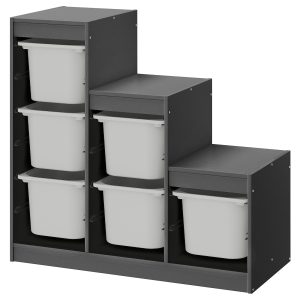 Storage Combination, Grey/Grey  |  Toy Storage